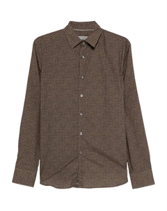 Клетчатая рубашка, коричневый Canali