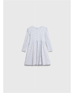 Трикотажное платье c принтом для девочек, Серый Ostin