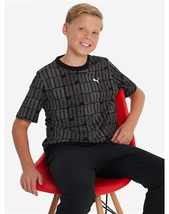 Футболка для мальчиков Logo Lab, Черный Puma