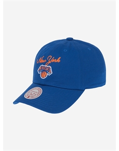 Бейсболка MITCHELL NESS HD10409-NYKBLUE New York Knicks NBA (синий), Синий Mitchell and ness
