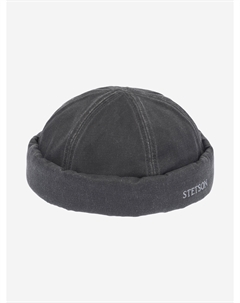 Шапка докер  8821101 DOCKER CO/PES (черный), Черный Stetson