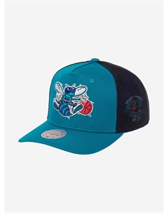 Бейсболка с сеточкой MITCHELL NESS HT11506-CHOTEAL Charlotte Hornets NBA (голубой), Голубой Mitchell and ness