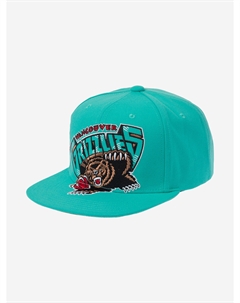 Бейсболка с прямым козырьком MITCHELL NESS HS10046-VGRTEAL Vancouver Grizzlies NBA (голубой), Голубой Mitchell and ness