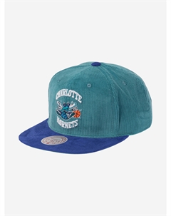 Бейсболка с прямым козырьком MITCHELL NESS HS10048-CHOTEAL Charlotte Hornets NBA (голубой), Голубой Mitchell and ness