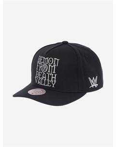 Бейсболка MITCHELL NESS HP13232-TTTBLCK Undertaker Statement Pro WWE (черный), Черный Mitchell and ness