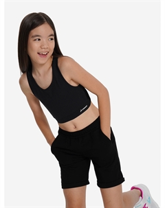 Топ бра спортивный для девочек, Черный Demix