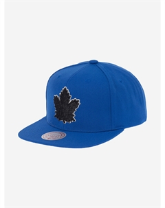 Бейсболка с прямым козырьком MITCHELL NESS HS9621-TMLBLUE Toronto Maple Leafs NHL (синий), Синий Mitchell and ness