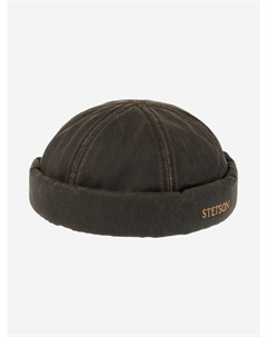 Шапка докер  8821101 DOCKER CO/PES (коричневый), Коричневый Stetson