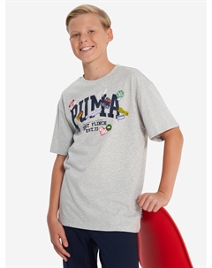 Футболка для мальчиков Basketball Hoopstellations, Серый Puma