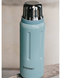 Термос вакуумный для напитков Flask 770 мл, тепло до 36 часов, голубой, Голубой Bobber