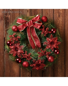 Венок новогодний d=36 см Зимнее волшебство