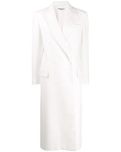 Katharine hamnett london длинное двубортное пальто s белый Katharine hamnett london