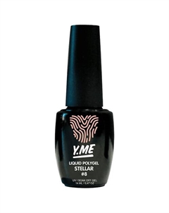 Stellar Жидкий полигель со светоотражающим эффектом и мелкими блёстками в составе Y.me