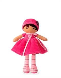 Текстильная кукла "Emma", в розовом платье, серия "Tendresse de ", 25 см Kaloo