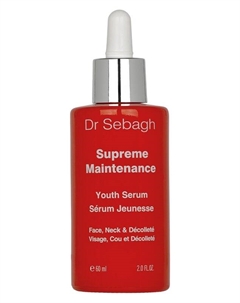 Сыворотка высококонцентрированная для лица, шеи и области декольте Supreme Maintenance. Youth Serum (60ml) Dr. sebagh