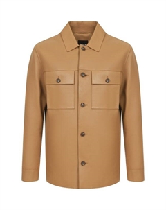 Кожаная куртка-рубашка Boss