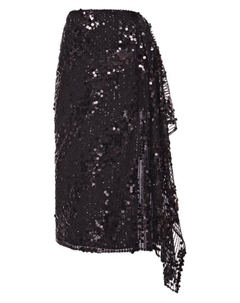 Юбка с отделкой пайетками Elie saab