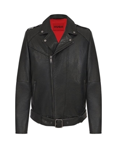 Кожаная куртка Hugo