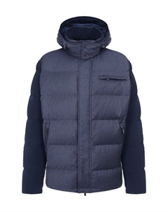 Пуховик из шерсти и шелка Paul & shark