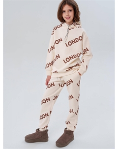 Комплект трикотажный для девочек: толстовка, брюки Playtoday tween