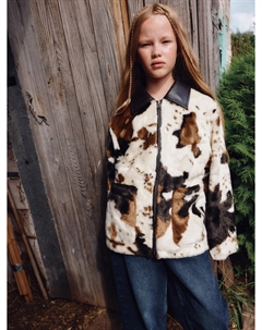 Куртка из искусственного меха для девочек Sela