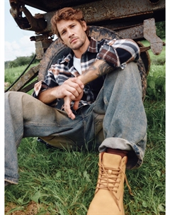 Фланелевая рубашка в клетку Sela