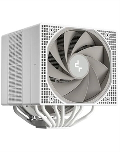 Кулер ASSASSIN IV WH LGA2066/2011-v3/2011/1700/1200/115X/AM5/AM4 (120mm + 140mm fan, 500-1700rpm, 79.1CFM, 29.3dBA, 4-pin PWM) RET Deepcool