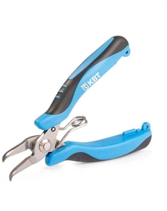 Мини-длинногубцы КВТ 92057 изогнутые 115 мм серия ПРОФИ Квт