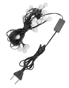 Гирлянда NEON-NIGHT 304-023 светодиодная шарики 5м, 20LED, IP20, зеленый провод, свечение мульти (RG/RB), мигание, 230В Neon-night