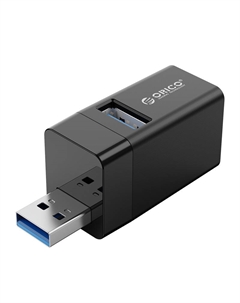 Концентратор -MINI-U32-BK-BP 1*USB-A 3.0 + 2*USB-A 2.0, вход USB-A 3.0, черный Orico