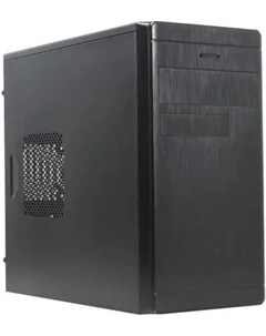 Корпус mATX CL400 без БП, боковая панель из закалённого стекла, USB 2.0, USB 3.0 Ginzzu