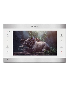 Видеодомофон SL-10IPTHD Silver+White 1080P цветной, настенный, 10” сенсорный IPS TFT экран 16:9, разрешение экрана 1024х600 Slinex