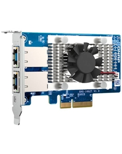 Сетевая карта QXG-10G2T двухпортовая 10 GbE, PCIe Gen3 x4 Qnap