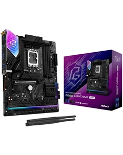 Материнская плата ATX B860 LIGHTNING WIFI (LGA1851, B860, 4*DDR5, 4*SATA,2*PCIe, 4*M.2, WiFi, BT, 3*USB 2.0, 6*USB 3.2, HDMI, DP) Asrock