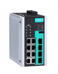 Коммутатор PoE EDS-G512E-8PoE-4GSFP-T 8x10/100/1000BaseT PoE/PoE+ ports, 4 100/1000BaseSFP slots Moxa