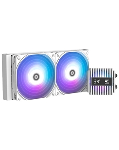 Система охлаждения жидкостная ALPHA2 A24 White LGA115x/1200/1700/AM4/AM5 (600-2000rpm, 69.12CFM, ARGB, 4-pin PWM, white) Zalman