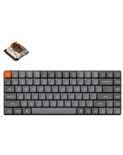 Клавиатура Wireless K3 Max K3M-H3 QMK, 84 клавиши, RGB-подсветка, Gateron Brown Switch Keychron