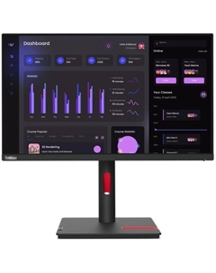 Монитор 23,8" ThinkVision T24i-30 63CFMATXUK 1920x1080 LED, 16:9, IPS, 250cd, 1000:1, 3M:1, 4ms, 178/178, DP, HDMI, VGA, 60Hz, HAS, tilt, pivot Lenovo