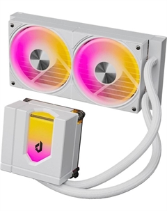 Система охлаждения жидкостная E240TC LGA115x/1200/1700/1851/AM4/AM5 (2*120mm ARGB fans, 600-1800rpm, 27dBa) white Uphere