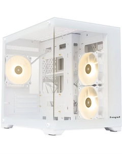 Корпус mATX F330 белый, без БП, USB Type-C, 2*USB Hspd