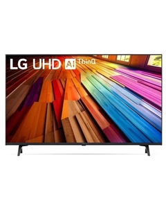 Телевизор LG 75UT80006LA.ARUG 75" черный 4K Ultra HD 60Hz DVB-T DVB-T2 DVB-C DVB-S DVB-S2 USB WiFi Smart TV Lg
