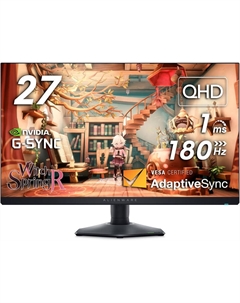 Монитор 27" AW2724DM black, IPS, 2560x1440, 165Hz, 1ms, 600cd/m2, 178°/178°, 1000:1, DP, HDMI Dell