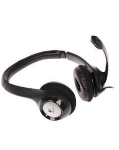 Гарнитура проводная H390 черная, 981-000803/981-000406 Logitech