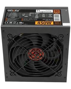 Блок питания ATX PB450 450W, 80+ Ginzzu