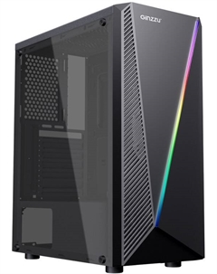 Корпус ATX SL150 без БП, боковая панель из закалённого стекла, 2*USB 2.0, USB 3.0 Ginzzu