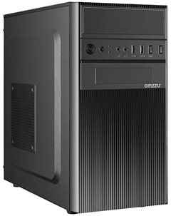 Корпус mATX D190 без БП, 2*USB 2.0 Ginzzu