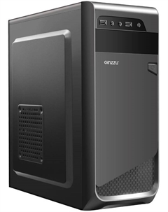 Корпус ATX A180 без БП, 2*USB 2.0 Ginzzu