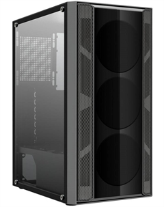 Корпус ATX CL150 без БП, боковая панель из закалённого стекла, 2*USB 2.0, USB 3.0 Ginzzu