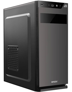 Корпус ATX A190 без БП, 2*USB 2.0 Ginzzu
