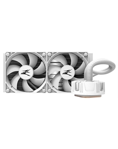 Система охлаждения жидкостная Liquid Cooler 240mm ALPHA2 DS A24 White LGA115x/1200/17001851/AM4/AM5 (2*120mm, 600-2000rpm, 29.7dBa) Zalman